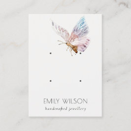 Cute Dreamweaver Blush Aqua Butterfly 2 Earling Di Visitekaartje