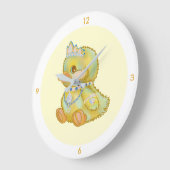 Cute Dressed Up Stuffed Toy Duck Clock Grote Klok (Hoek)