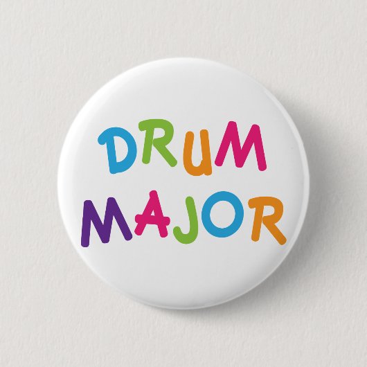 Cute Drum Major Toon Ronde Button 5,7 Cm (Voorkant)