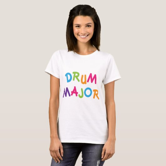 Cute Drum Major Toon T-shirt (Voorkant volledig)