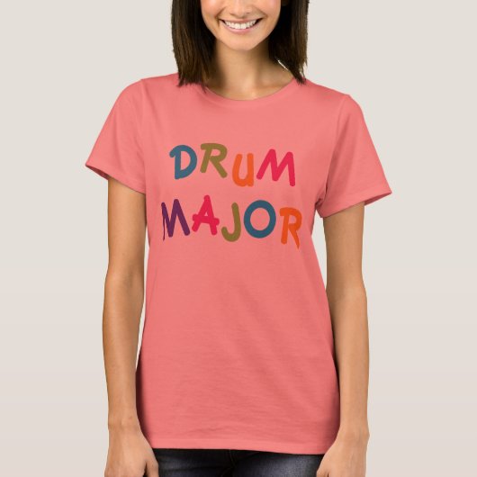 Cute Drum Major Toon T-shirt (Voorkant)