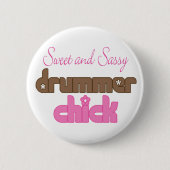 Cute Drummer Button (Voorkant)