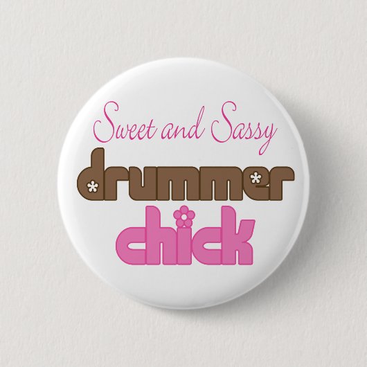 Cute Drummer Button (Voorkant)
