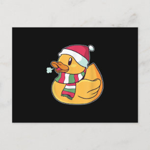 Cute Dub Duck Kerstmis Aankondigingskaart