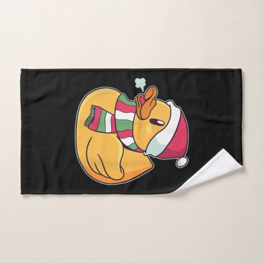 Cute Dub Duck Kerstmis Handdoek (Handdoek)