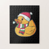 Cute Dub Duck Kerstmis Legpuzzel (Verticaal)
