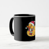 Cute Dub Duck Kerstmis Mok (Voorkant links)