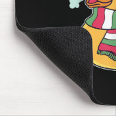 Cute Dub Duck Kerstmis Muismat (Hoek)
