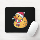Cute Dub Duck Kerstmis Muismat (Met muis)