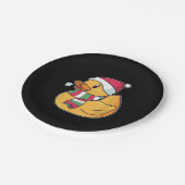 Cute Dub Duck Kerstmis Papieren Bordje (Gekanteld)