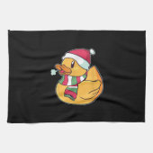 Cute Dub Duck Kerstmis Theedoek (Horizontaal)