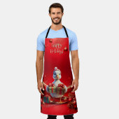 Cute Duck Christmas Holiday Apron Schort (Gedragen)