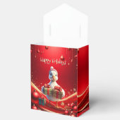 Cute Duck Christmas Holiday Favor Box Bedankdoosjes (Geopend)