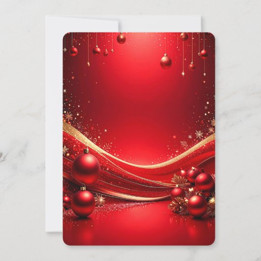 Cute Duck Christmas Holiday Party Invitation Kaart (Achterkant)