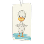 Cute Duck in Puddle Illustrated Luchtverfrisser (Links)