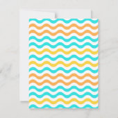 Cute Duck in Sunglass Holding een Sonw-Cone Kaart (Achterkant)