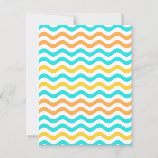 Cute Duck in Sunglass Holding een Sonw-Cone Kaart (Achterkant)