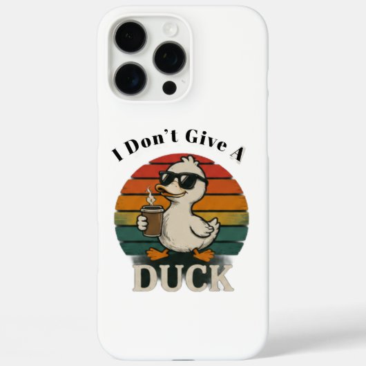 Cute Duck iPhone Hoesje – Eend Design (Achterkant)