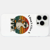 Cute Duck iPhone Hoesje – Eend Design (Achterkant (horizontaal))
