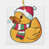 Cute Duck keramische versiering Keramisch Ornament (Voorkant)