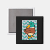 Cute Duck Magneet (Voorkant / Achterkant)