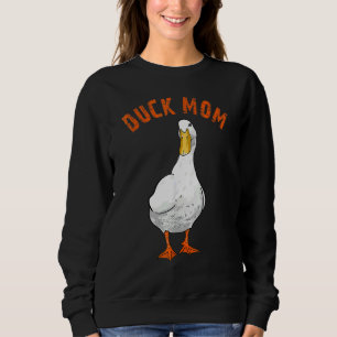 Cute Duck Mam Illustration Duck Owner Trui
