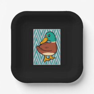 Cute Duck Papieren Bordje