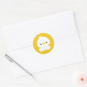 Cute Duck Ronde Sticker (Envelop)