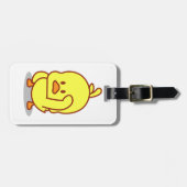 Cute Duck Rubber Ducking Dierenvriend Gift Bagagelabel (Voorkant horizontaal)