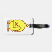 Cute Duck Rubber Ducking Dierenvriend Gift Bagagelabel (Achterkant horizontaal)