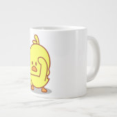 Cute Duck Rubber Ducking Dierenvriend Gift Grote Koffiekop (Voorkant rechts)