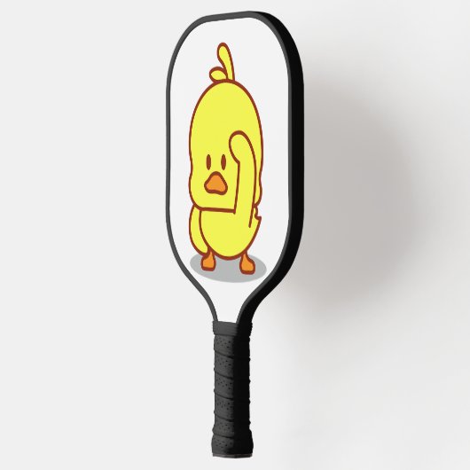 Cute Duck Rubber Ducking Dierenvriend Gift Pickleball Paddle (Links)