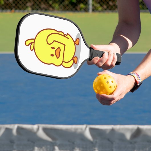 Cute Duck Rubber Ducking Dierenvriend Gift Pickleball Paddle (Insitu)
