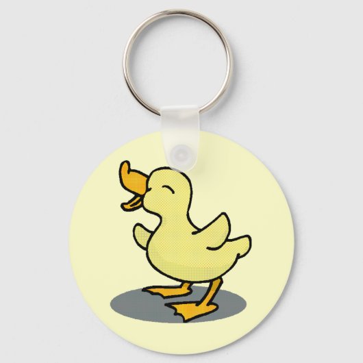 Cute Duck Sleutelhanger (Voorkant)