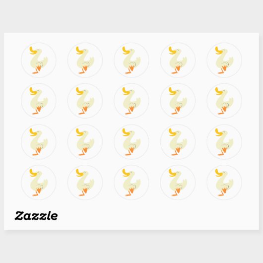 Cute Duck Stickers (Vel)