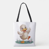 Cute Duck Tote Bag (Achterkant)