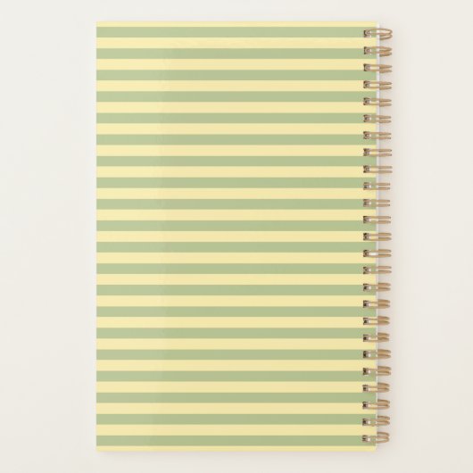 Cute Duck with Book Kid Yellow Academic Planner (Achterkant)