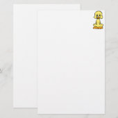 Cute Ducking/Baby Duck Briefpapier (Voorkant / Achterkant)