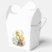Cute Duckling Geslachtsonzijdige Babyshower Bedankdoosjes (Geopend)