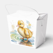 Cute Duckling Geslachtsonzijdige Babyshower Bedankdoosjes (Achterkant)