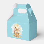 Cute Duckling Pasen Eierfeest Favoriet Bedankdoosjes (Achterkant)