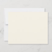 Cute Duckling with Ribbon Baby Shower Advice Card (Achterkant)