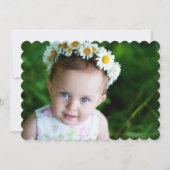 Cute Ducks Baby Girl's 1e verjaardag party Invite Kaart (Achterkant)