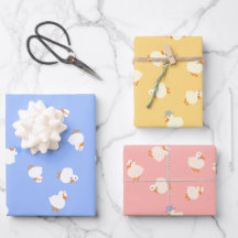 Cute Ducks Set Of 3 Baby Shower