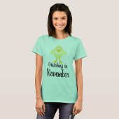 Cute Due in November aankondiging T-shirt (Voorkant volledig)