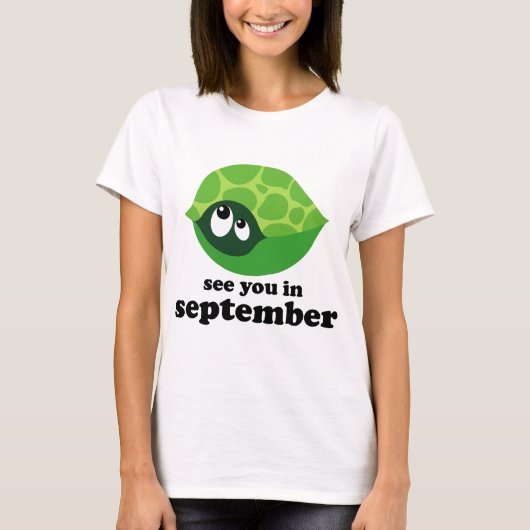 Cute Due in September Mathood T shirt (Voorkant)