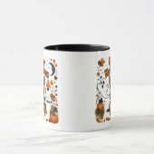 Cute Duitse Herdershond Halloween Mok (Midden)