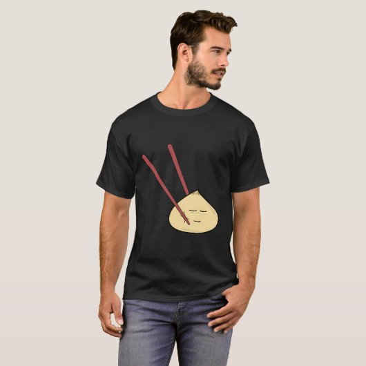 Cute Dumpling Funny Dim Sum T-shirt (Voorkant volledig)