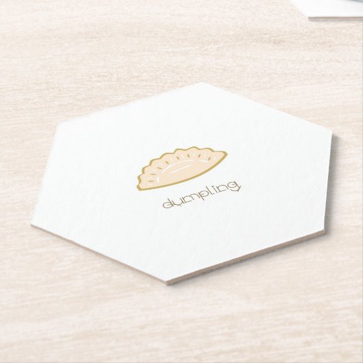 Cute Dumpling Kartonnen Onderzetters (Schuin)