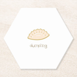 Cute Dumpling Kartonnen Onderzetters
